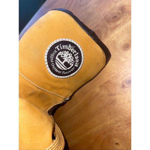 Timberland Lace Up Knee High Boots Shearling Lining Size 8.5 - Picture 3 of 10